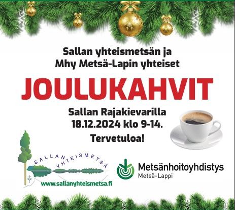 Joulukahvit Sallan Rajakievarilla