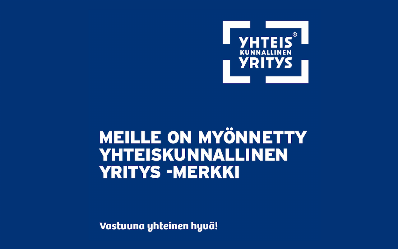 Metsänhoitoyhdistys Etelä-Savolle on myönnetty Yhteiskunnallinen Yritys -merkki